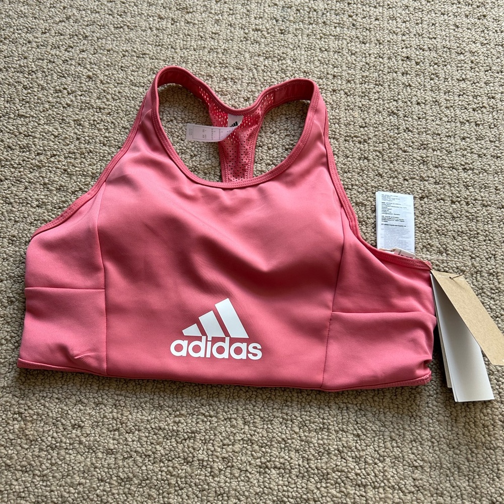 NWT High Support Adidas Compression Bra